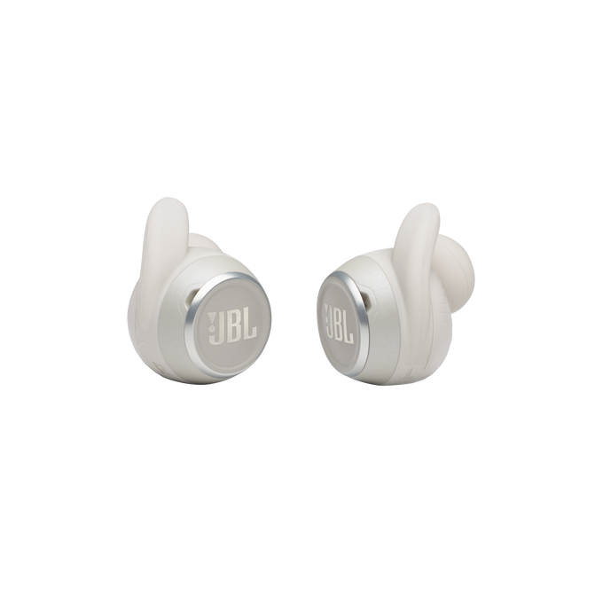 JBL Reflect Mini NC - White - Waterproof true wireless Noise Cancelling sport earbuds - Detailshot 1 image number null